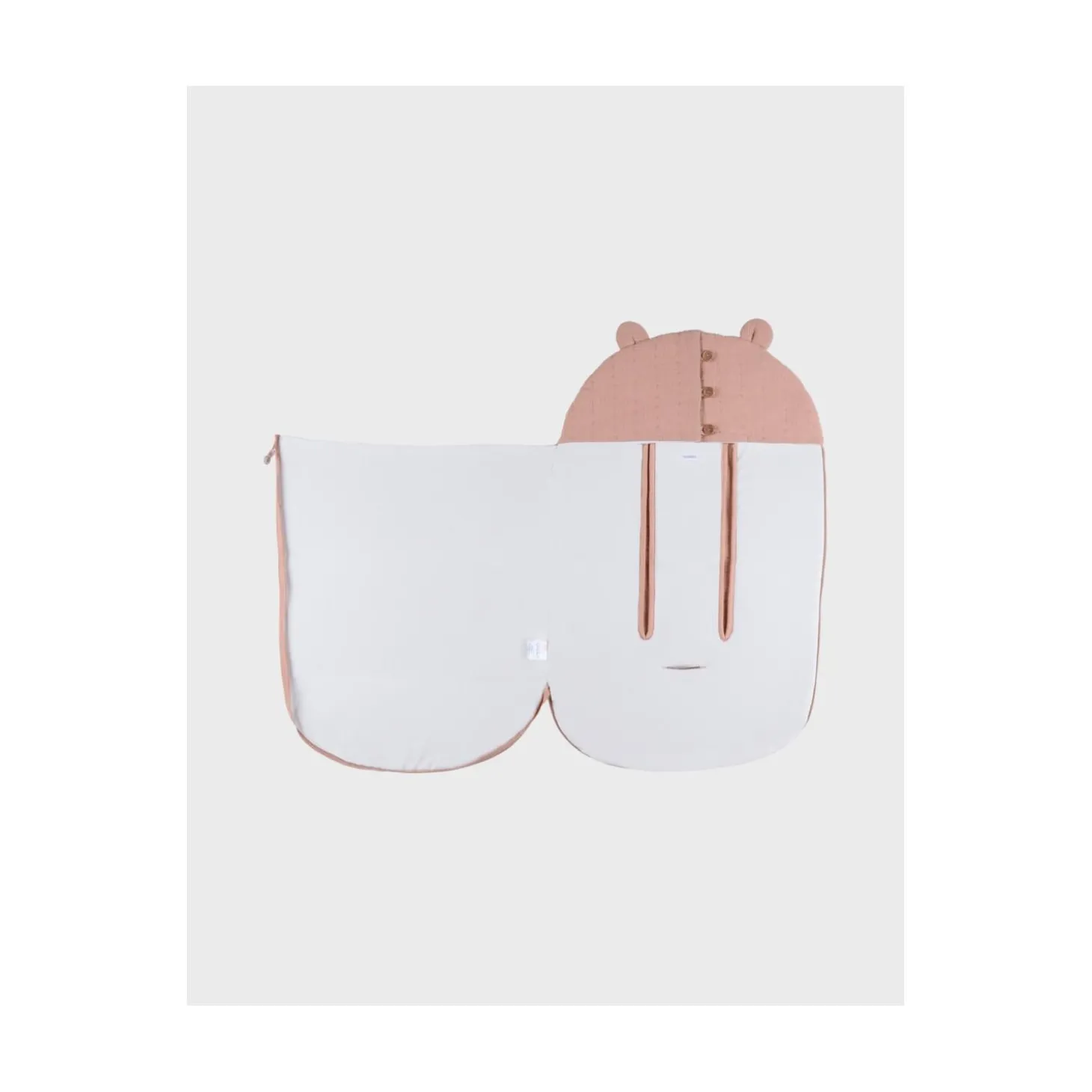 Noukie's Nid d'ange Mousseline bio Rose VF Ecru / Rose