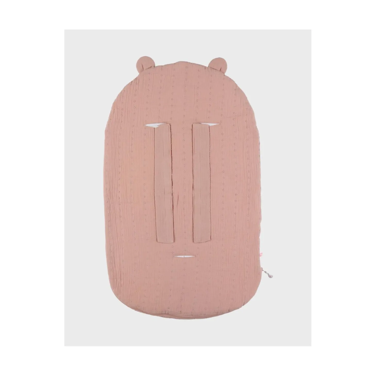 Noukie's Nid d'ange Mousseline bio Rose VF Ecru / Rose