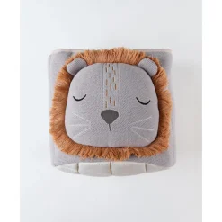 Noukie's                    Panier de rangement en coton recyclé Babou et Kendi    Gris