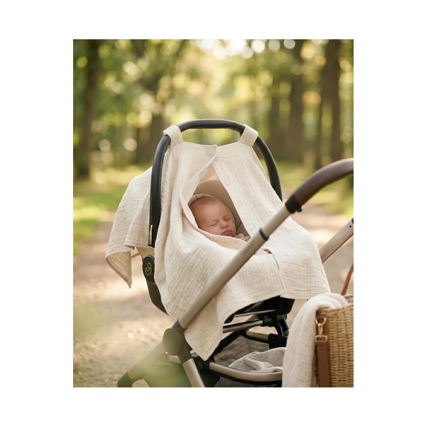 Noukie's Pare-soleil bébé Beige
