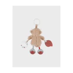 Noukie's Peluche d'activité de voyage Fluffy F&O Cow