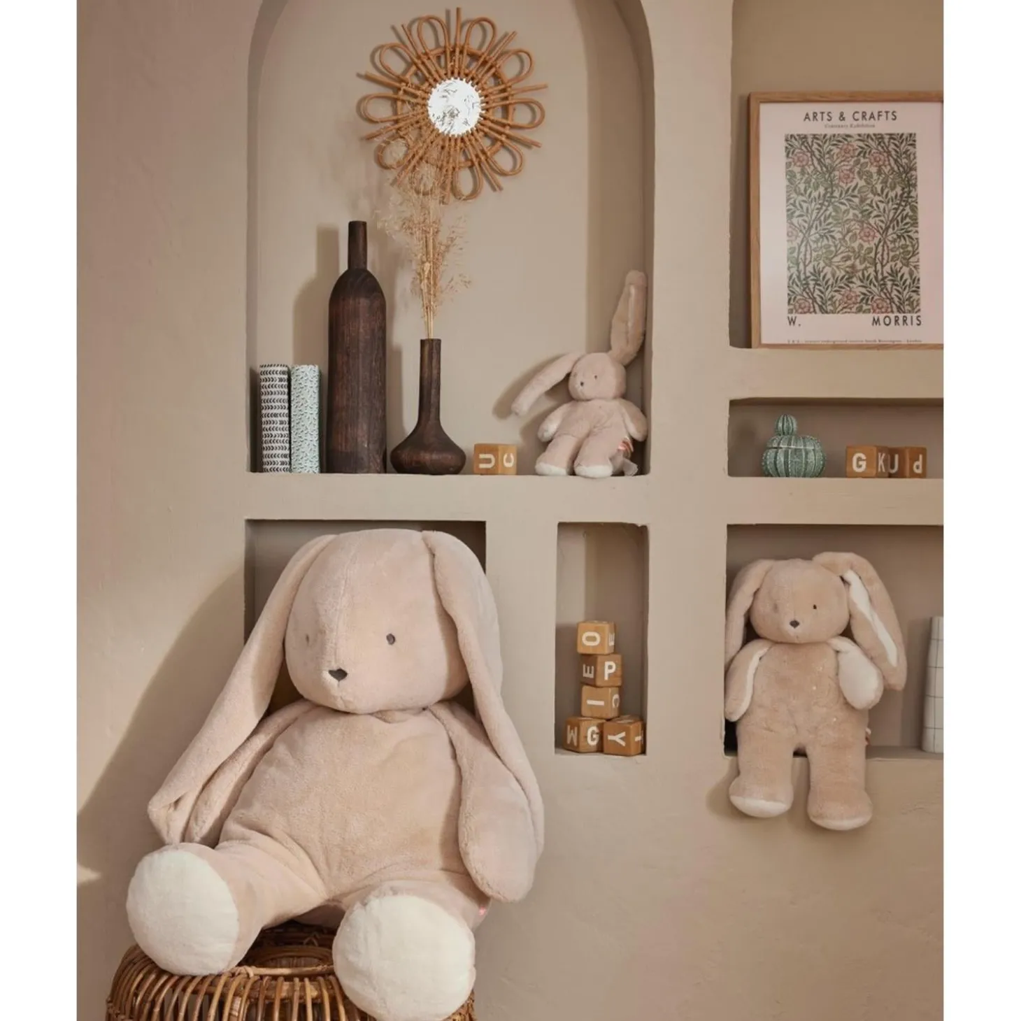 Noukie's Peluche large B&M Moka Beige