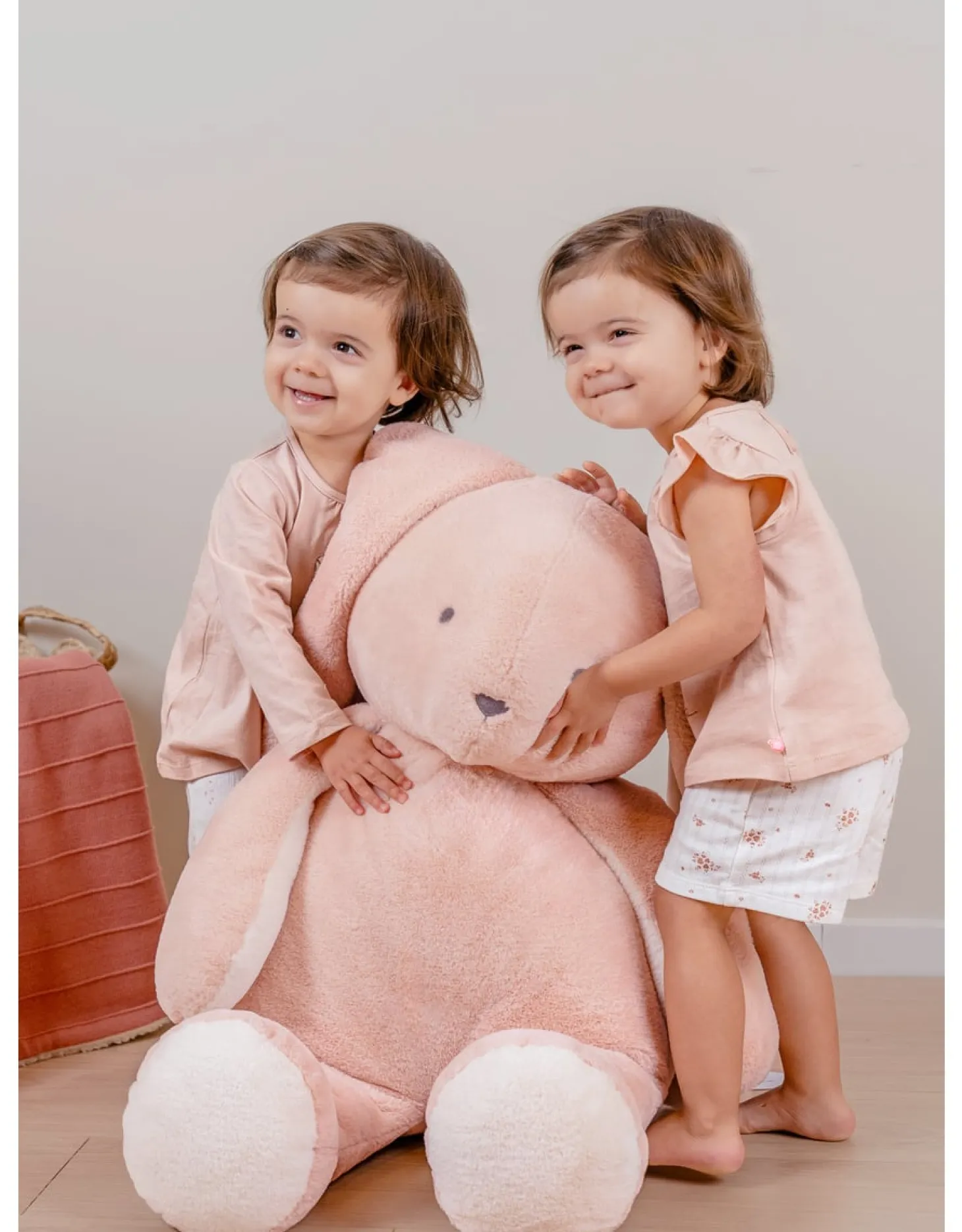 Noukie's Peluche large Rosie Rose 80 cm