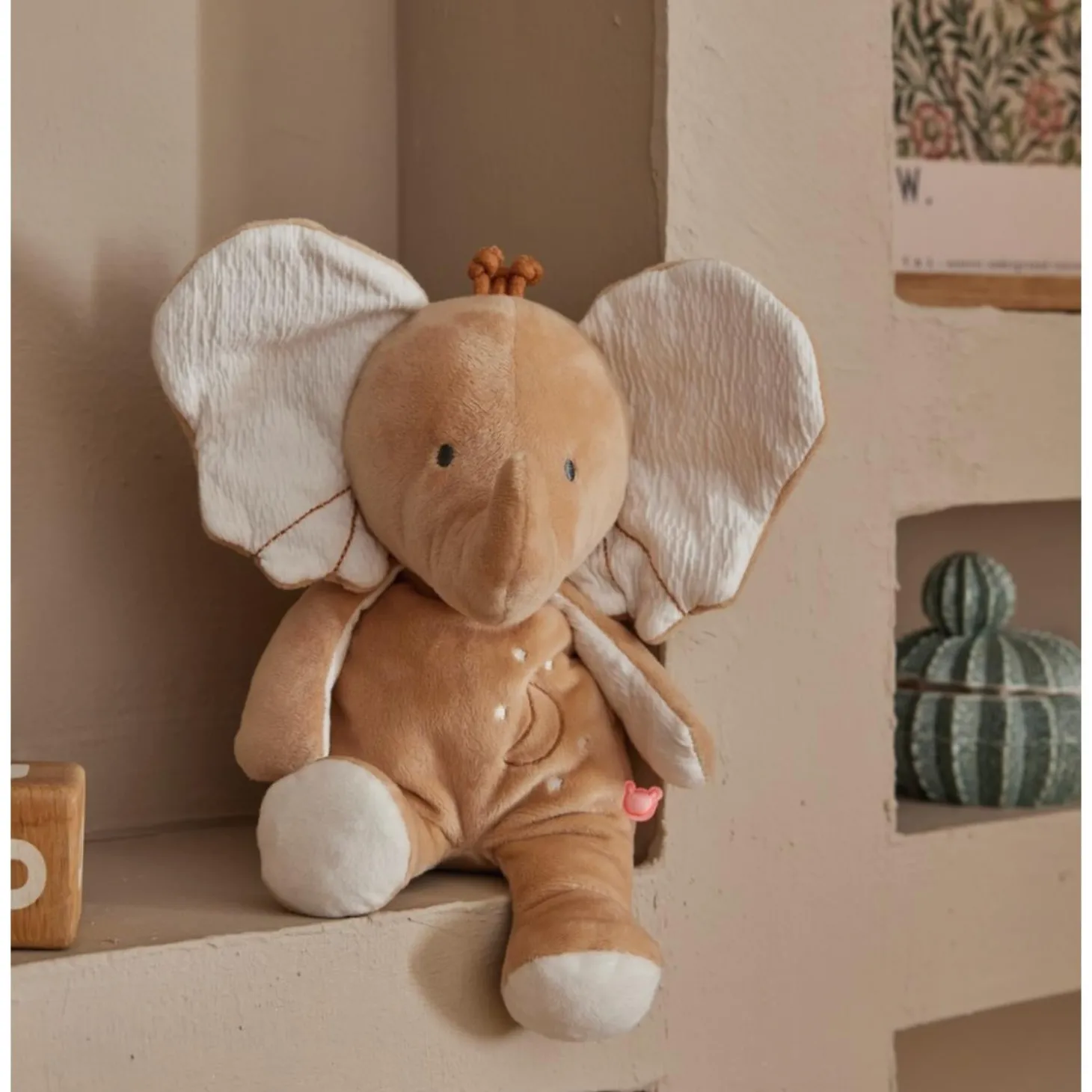 Noukie's Peluche small Bali & Moka Bali Ecru