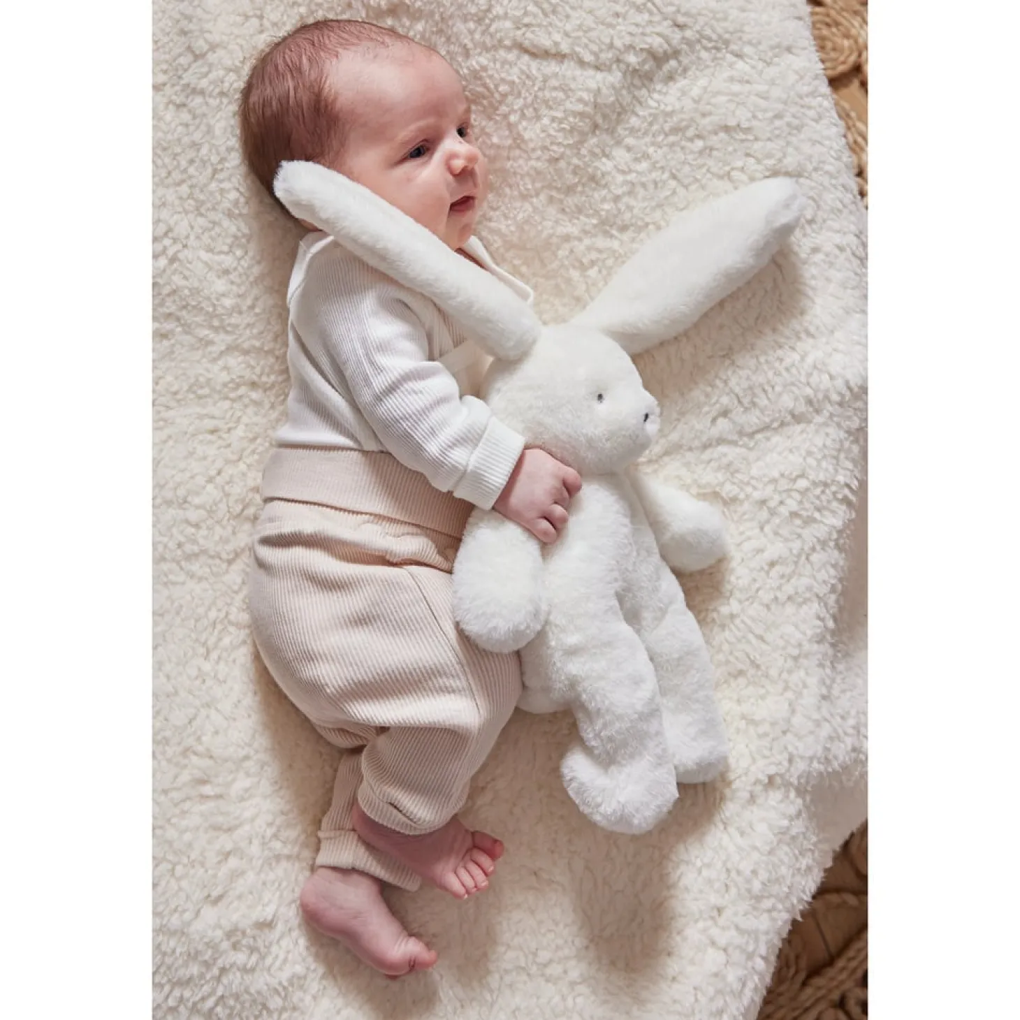 Noukie's Peluche small Bali & Moka Snow Blanc