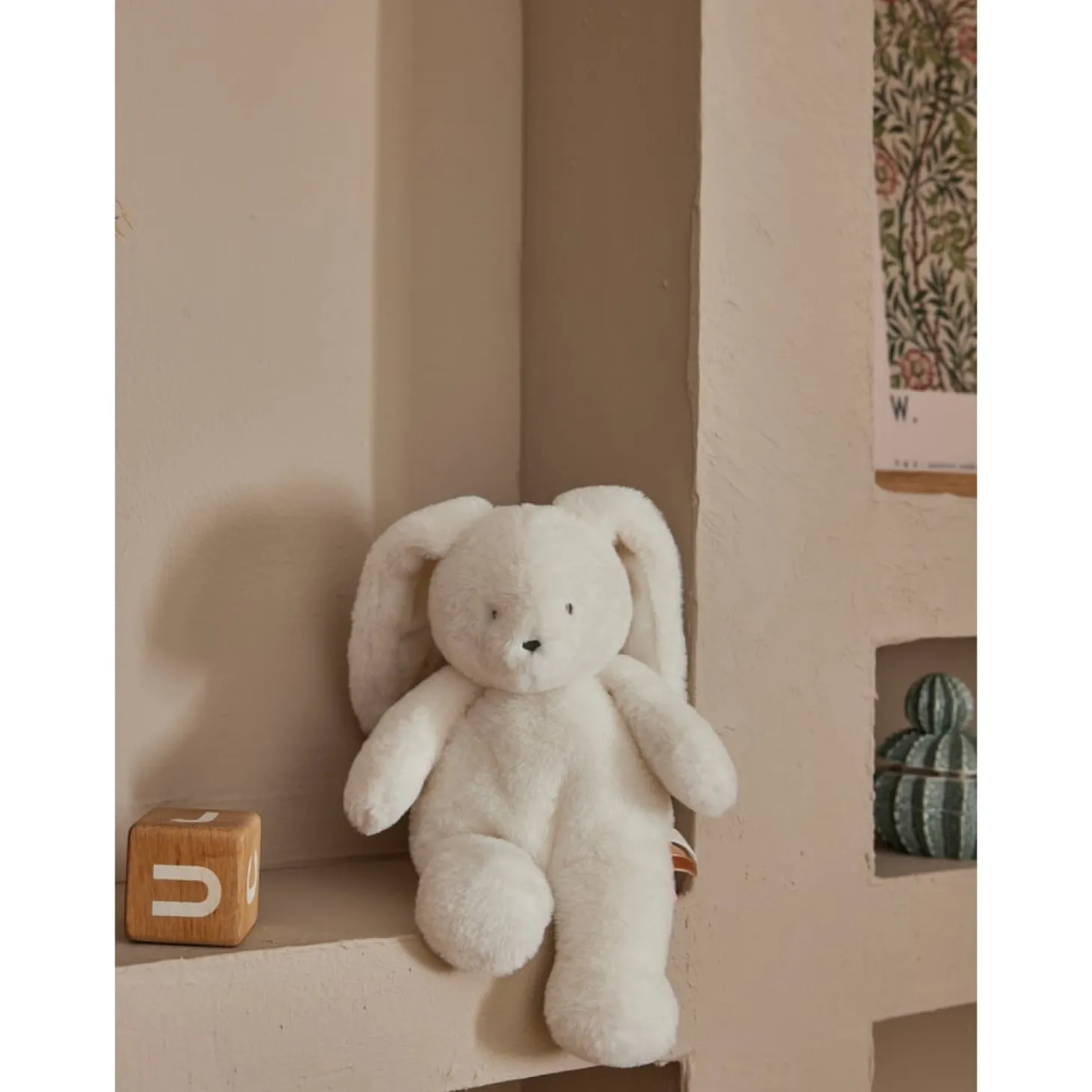 Noukie's Peluche small Bali & Moka Snow Blanc
