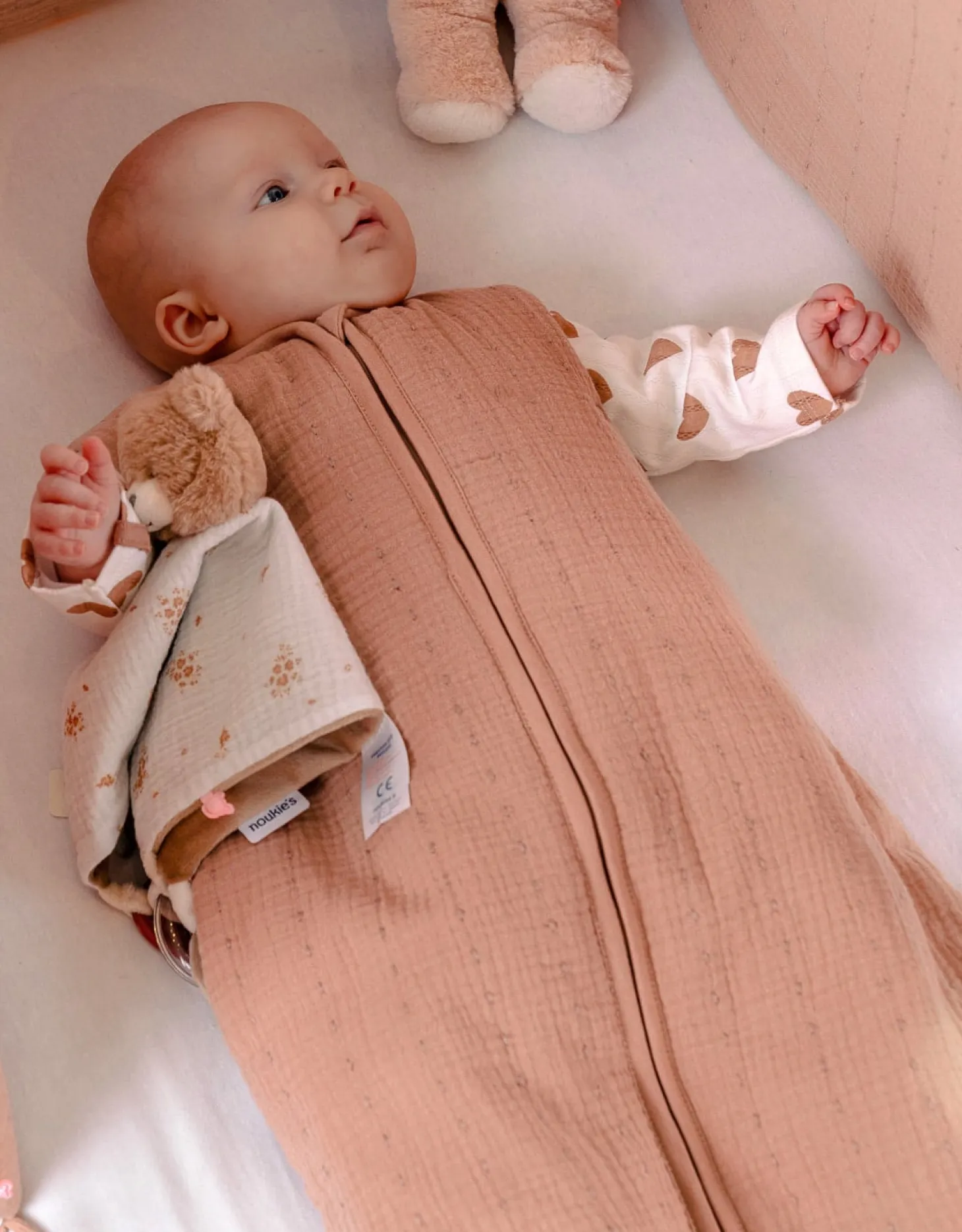 Noukie's Peluche Small Rosie Rose 25 cm