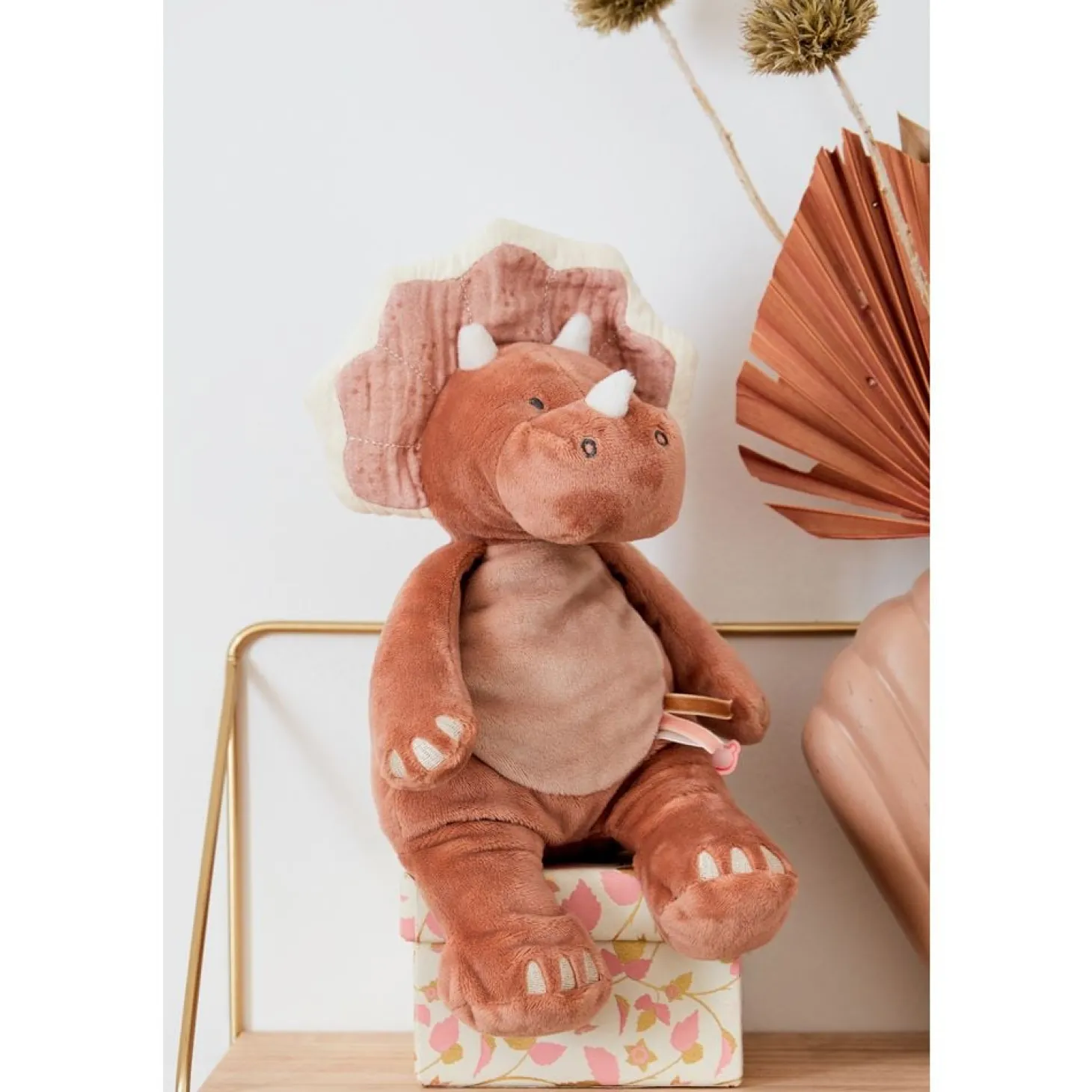 Noukie's Peluche veloudoux Pop Popsie Rose S