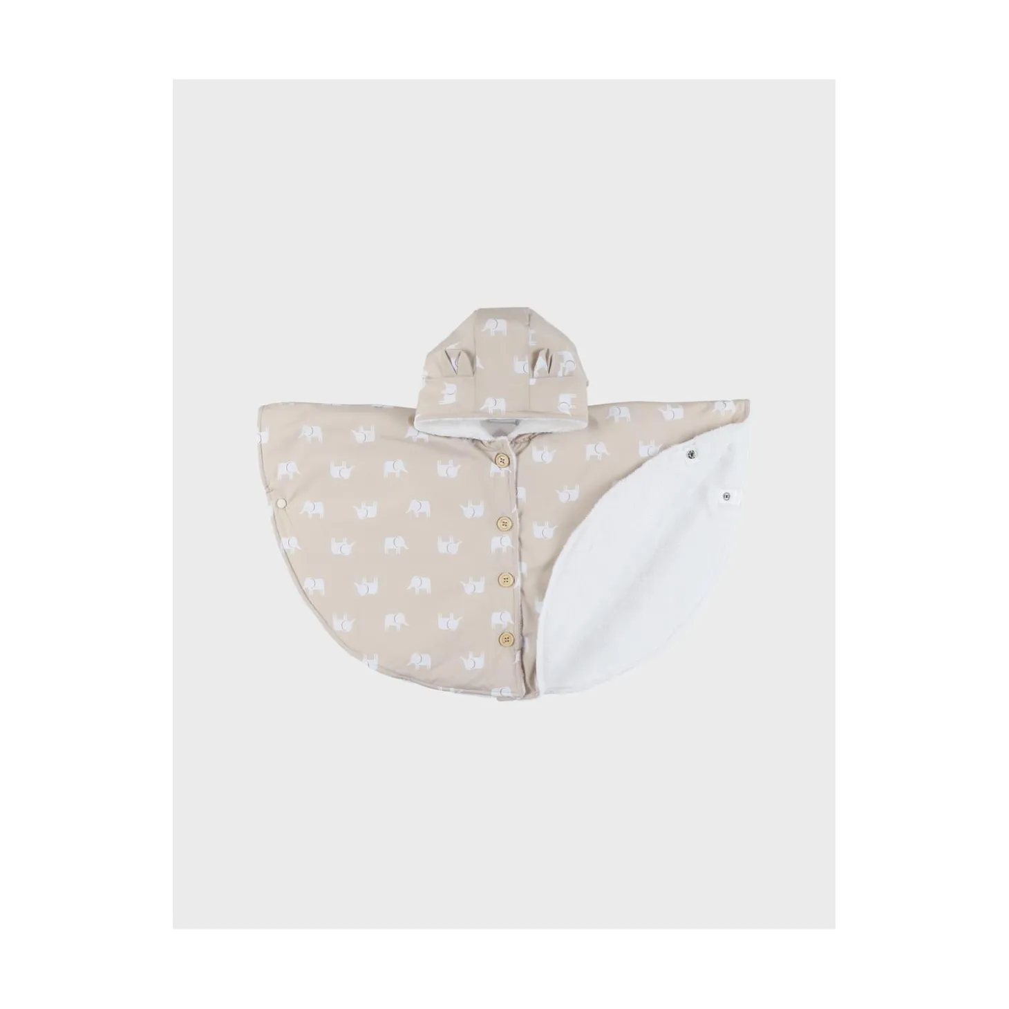 Noukie's Poncho déperlant M&M25 Beige