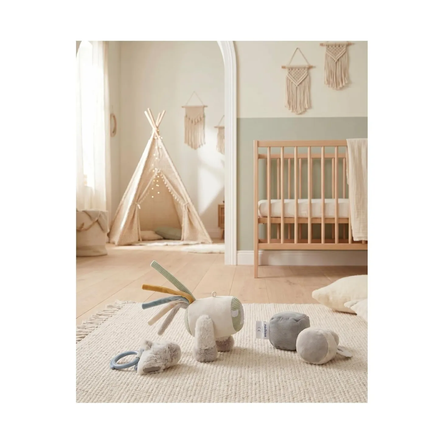 Noukie's Poney d’éveil musical Lino R&L Beige