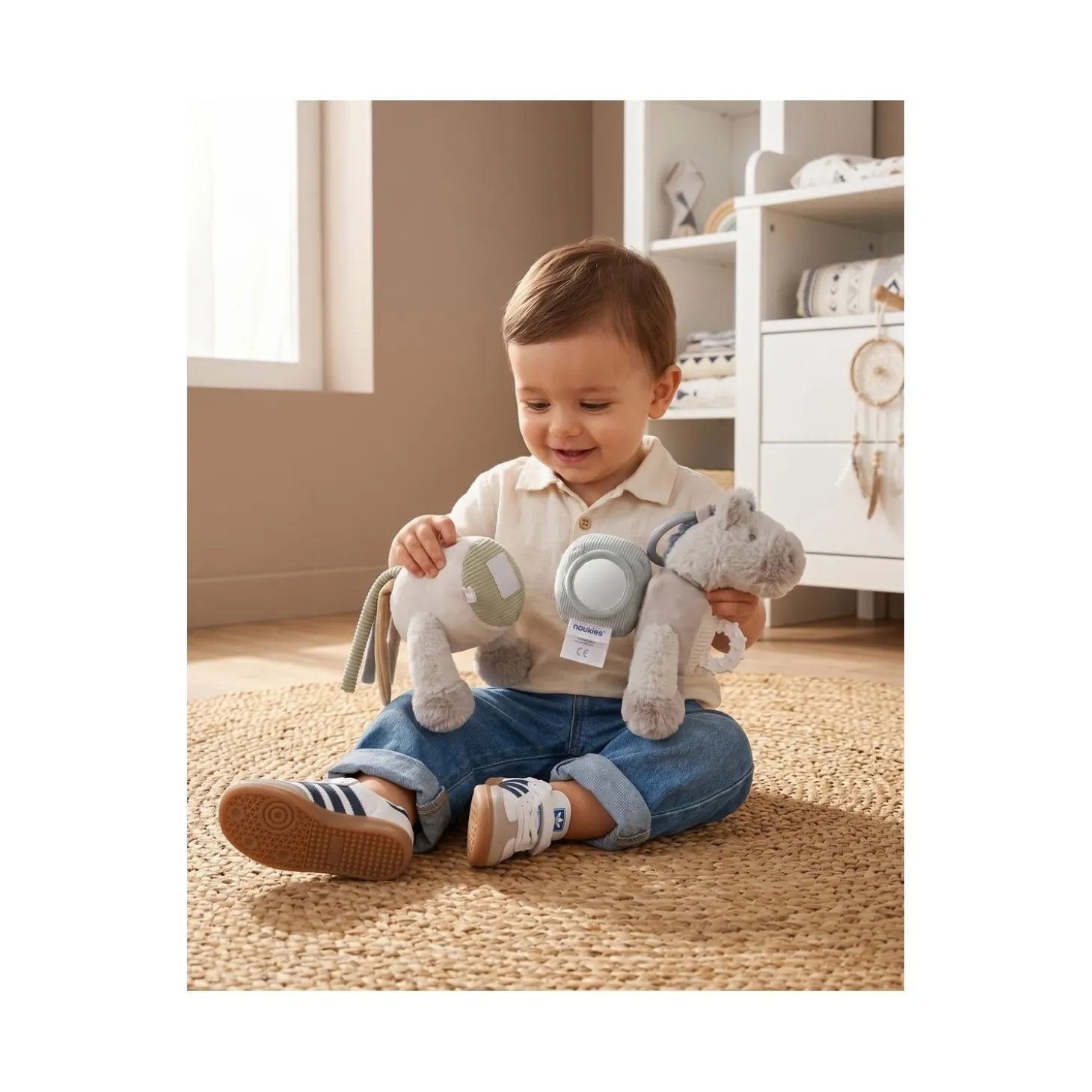 Noukie's Poney d’éveil musical Lino R&L Beige