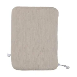 Noukie's Protège carnet de santé Coton Bio Beige