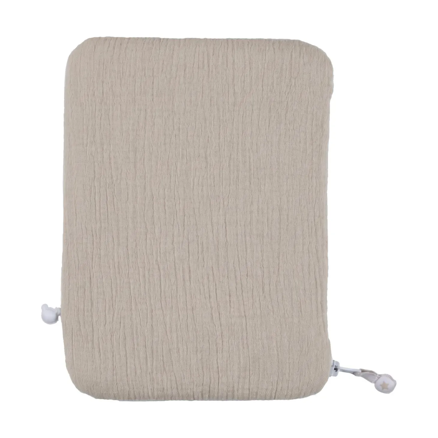 Noukie's Protège carnet de santé Coton Bio Beige