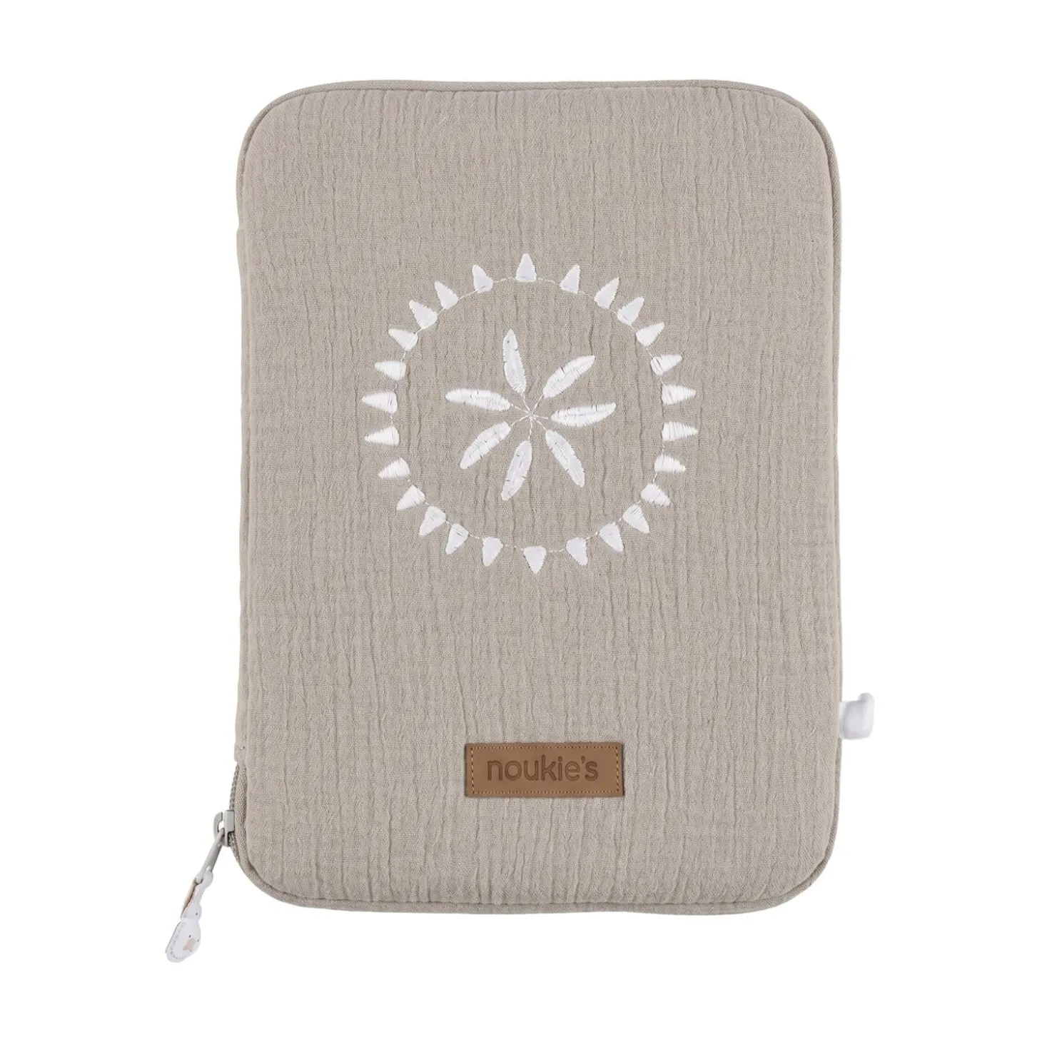 Noukie's Protège carnet de santé Coton Bio Beige