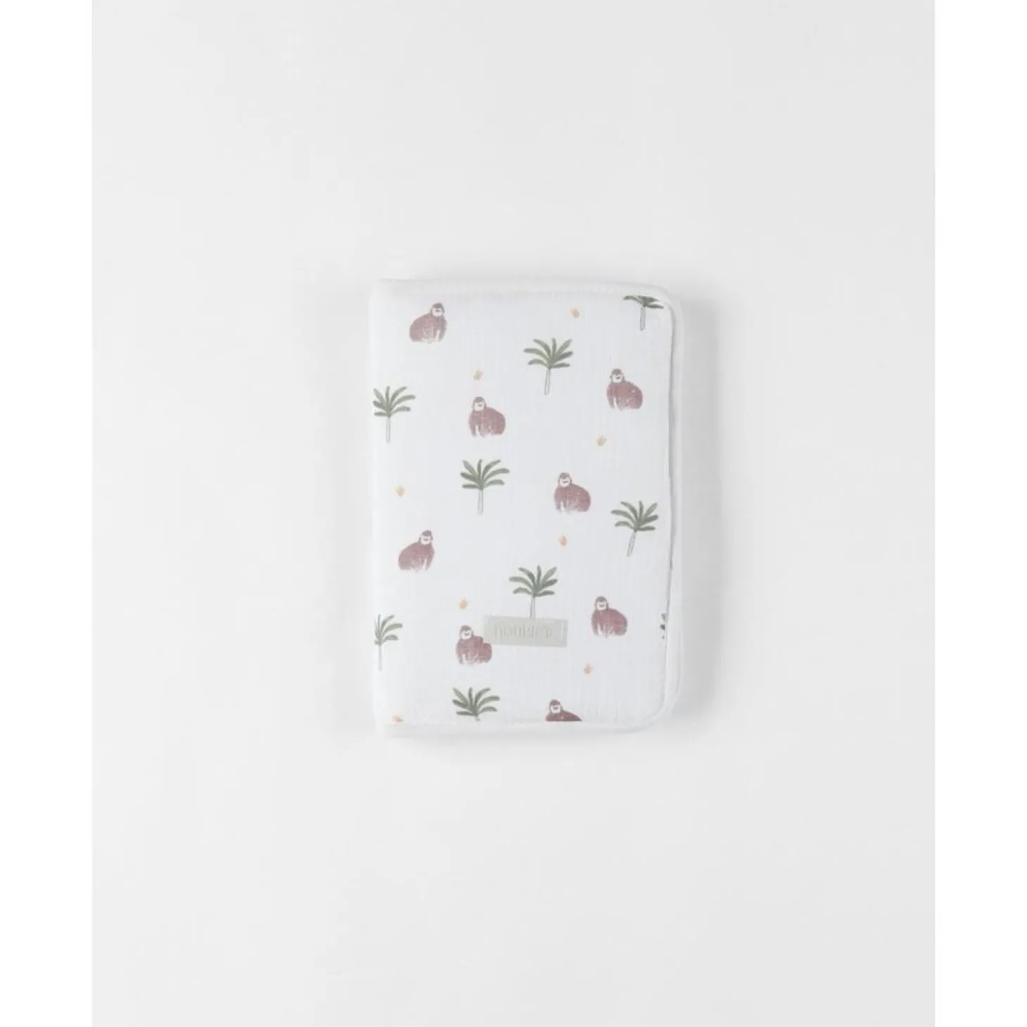 Noukie's Protège carnet de santé Mix & Match Cute Gorilla White 17x25 cm