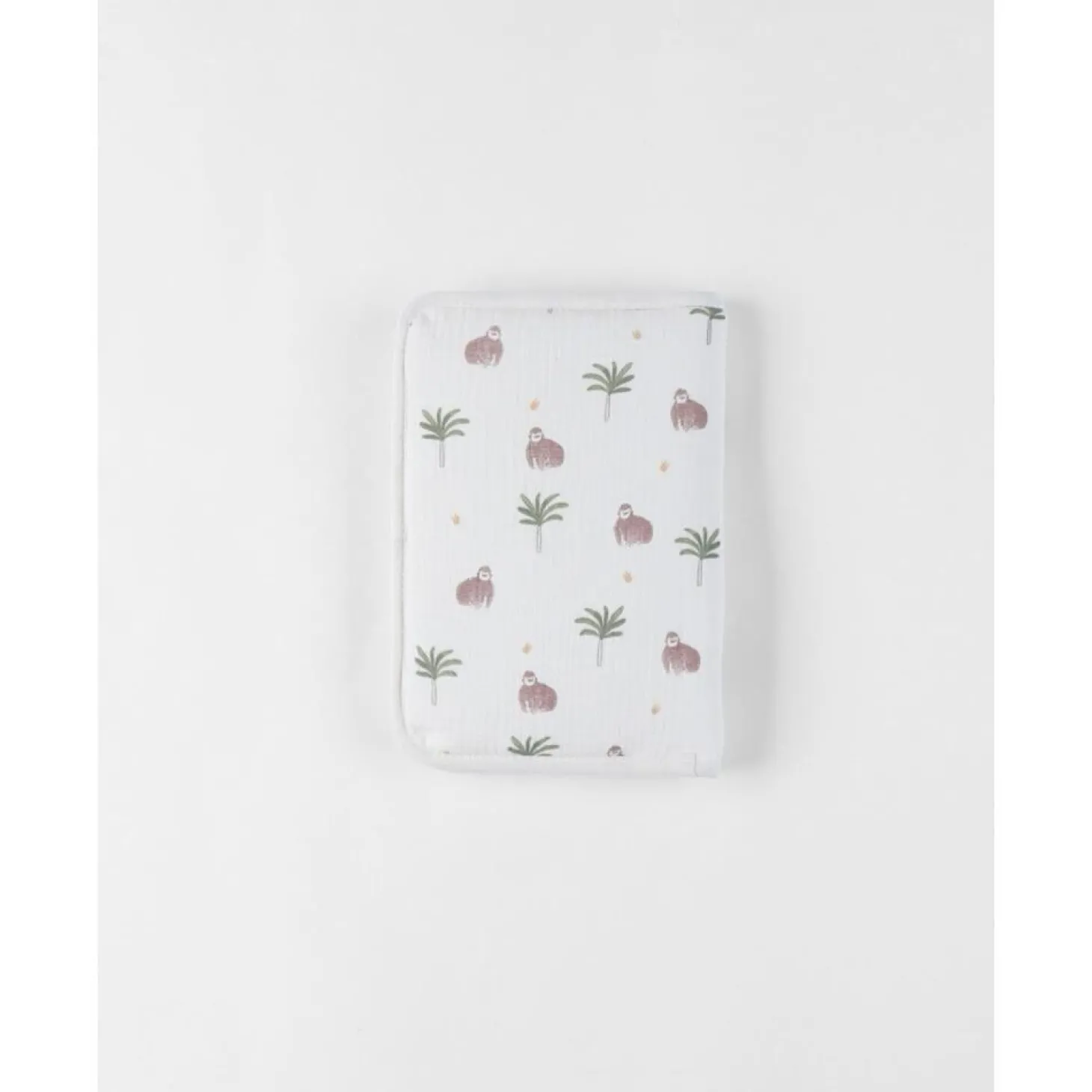 Noukie's Protège carnet de santé Mix & Match Cute Gorilla White 17x25 cm