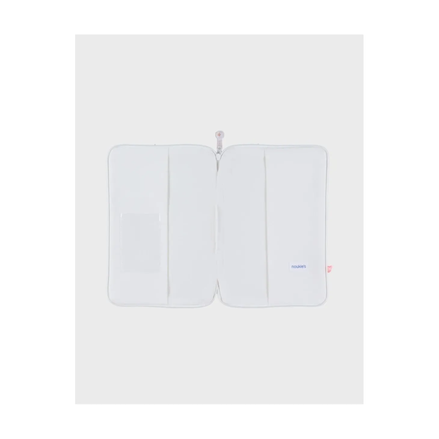 Noukie's Protège carnet de santé Fleurs d'antan VF Ecru / Rose