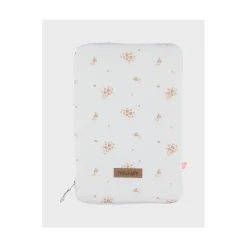 Noukie's                    Protège carnet de santé Fleurs d'antan VF    Ecru / Rose