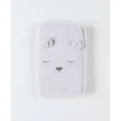 Noukie's Protège carnet de santé veloudoux Babou et Kendi Gris