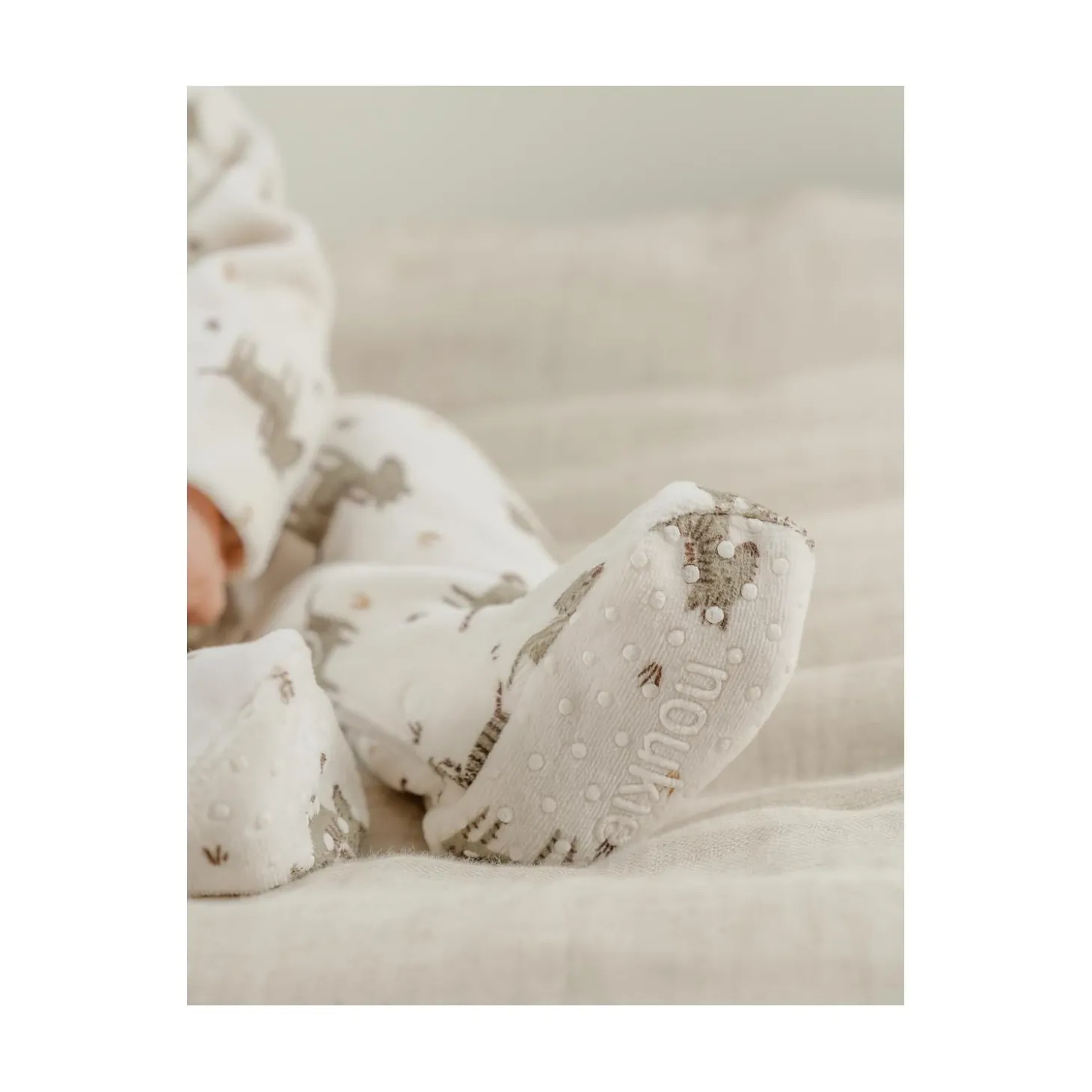 Noukie's Pyjama bébé Velours AOP Sweet zebra Blanc 1 mois