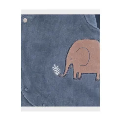 Noukie's Pyjama bébé Velours Jungle Bleu 0 mois