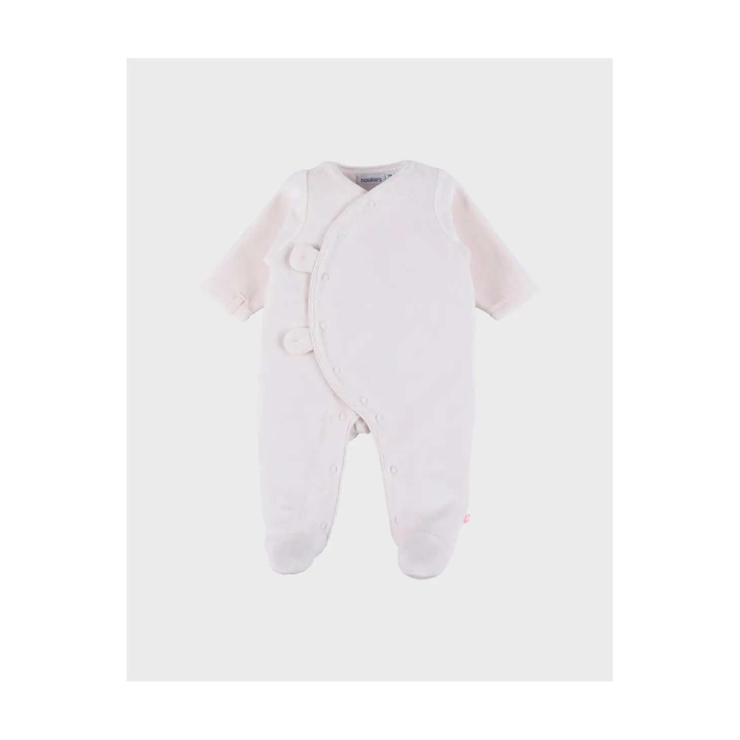 Noukie's Pyjama bébé Velours M&M Rose