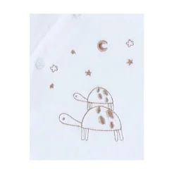 Noukie's                    Pyjama Bébé Velours Newborn    Blanc            6 mois