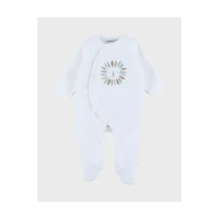 Noukie's                    Pyjama Dors-Bien Velours Babou M&M26    Beige
