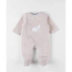 Noukie's                    Pyjama Dors-bien velours Bali Bali & Moka    Beige