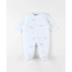Noukie's                    Pyjama velours Bali & Moka    Ecru