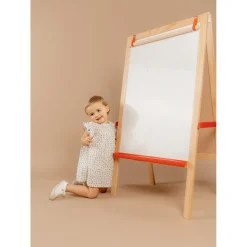 Noukie's                    Robe avec bloomer Little blue flower    Blanc            3 mois
