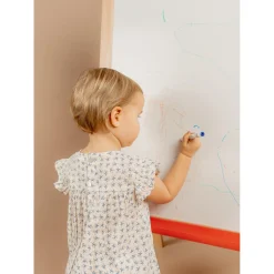 Noukie's                    Robe avec bloomer Little blue flower    Blanc            3 mois
