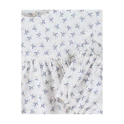 Noukie's                    Robe avec bloomer Little blue flower    Blanc            3 mois