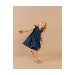 Noukie's                    Robe plumetis Little blue flower    Bleu            3 mois