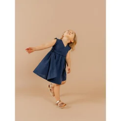 Noukie's                    Robe plumetis Little blue flower    Bleu            3 mois