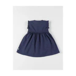 Noukie's                    Robe plumetis Little blue flower    Bleu            3 mois
