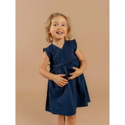 Noukie's                    Robe plumetis Little blue flower    Bleu            3 mois