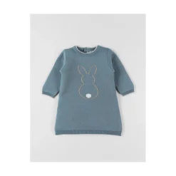 Noukie's                    Robe tricot aqua    Rose            3 mois
