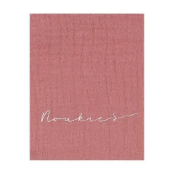 Noukie's                    Set 2 bavoirs bandana Eponge & Mousseline F&O    Rouge