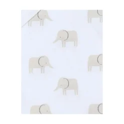 Noukie's Set de 2 bodys croisés manches courtes Wild jungle Blanc 1 mois