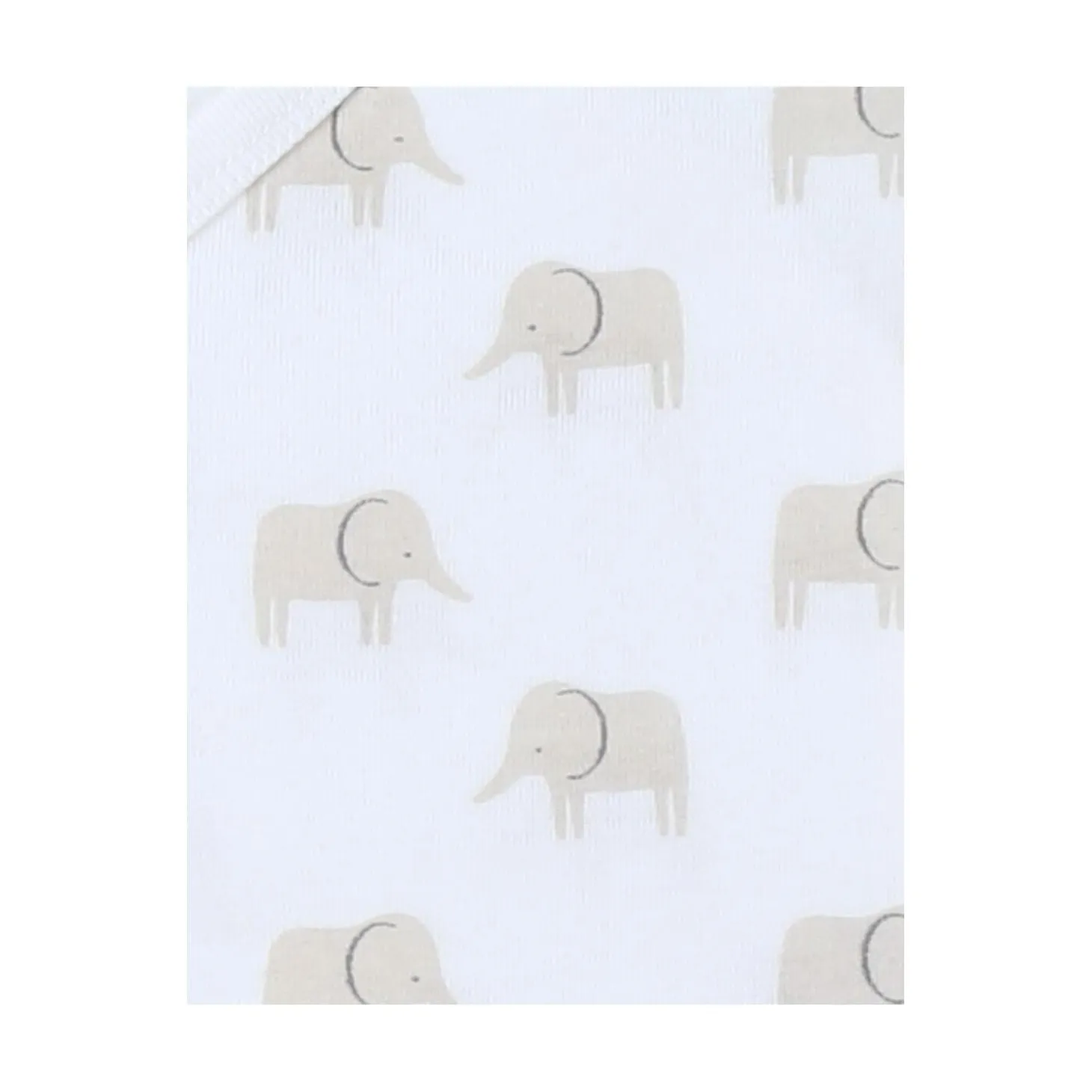 Noukie's Set de 2 bodys croisés manches courtes Wild jungle Blanc 1 mois