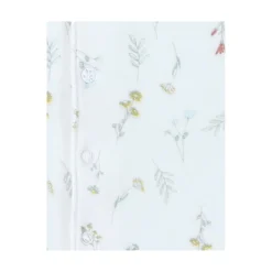 Noukie's Set de 2 pyjamas bébé velours Pretty flowers Blanc 6 mois