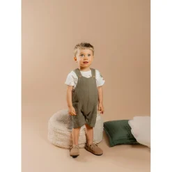 Noukie's Set salopette avec t-shirt Cute gorilla Blanc 12 mois