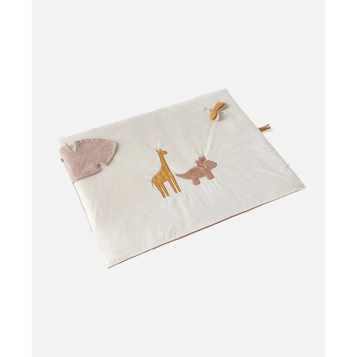 Noukie's Tapis de jeu et parc veloudoux Pop Écru 75x95 cm
