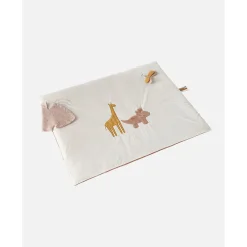 Noukie's Tapis de jeu et parc veloudoux Pop Écru 75x95 cm