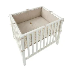 Noukie's Tapis de parc avec bords Veloudoux R&L Beige 75x95 cm