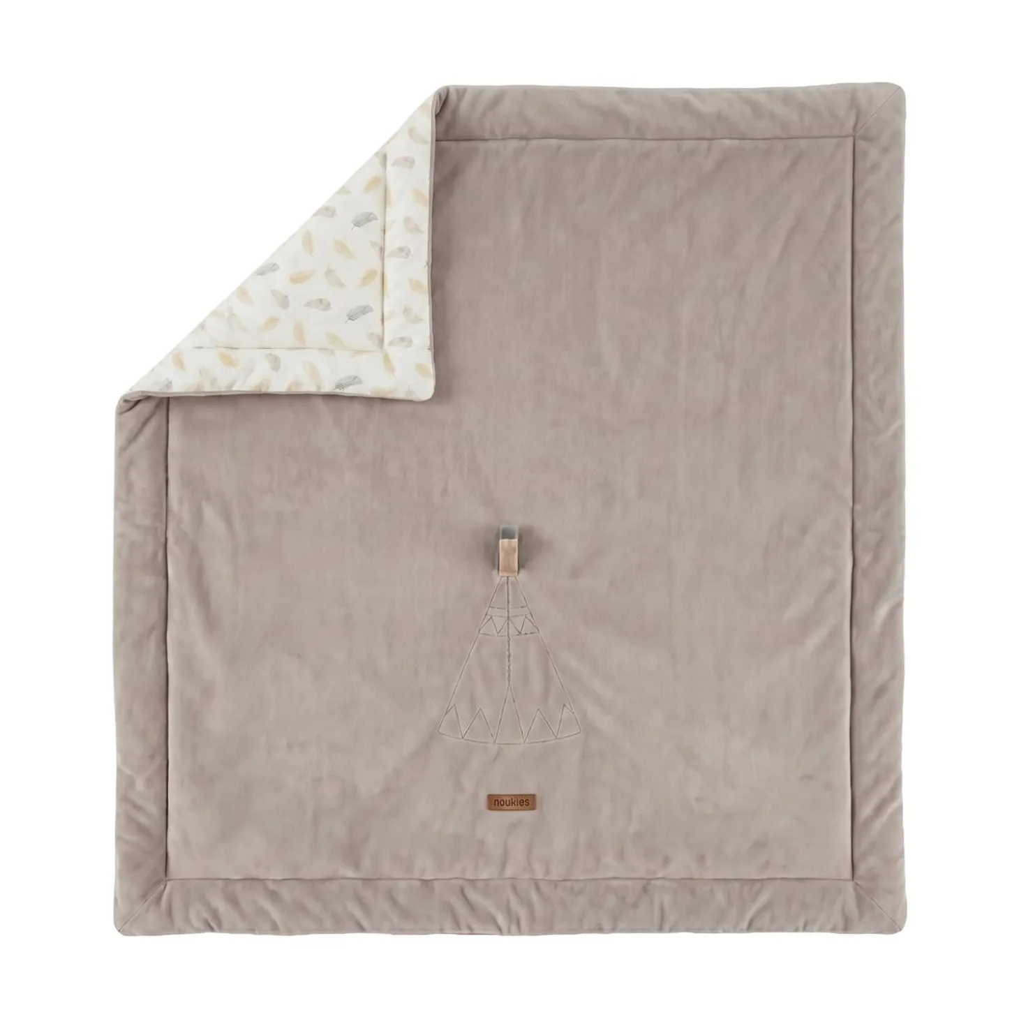 Noukie's Tapis de Sol/Parc Plumes de Lune R&L Beige 100x100 cm
