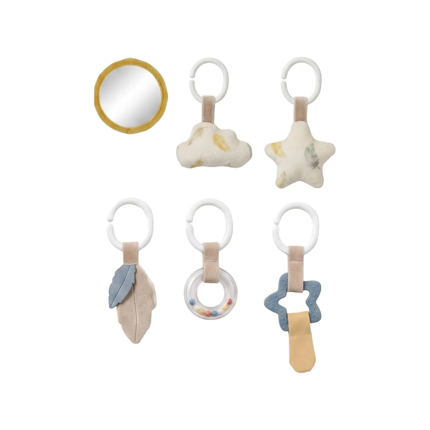 Noukie's Tapis d'éveil Plumes de Lune R&L Beige
