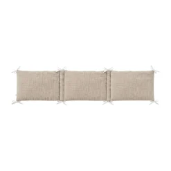 Noukie's Tour de lit Coton Bio Plumes de Lune Beige