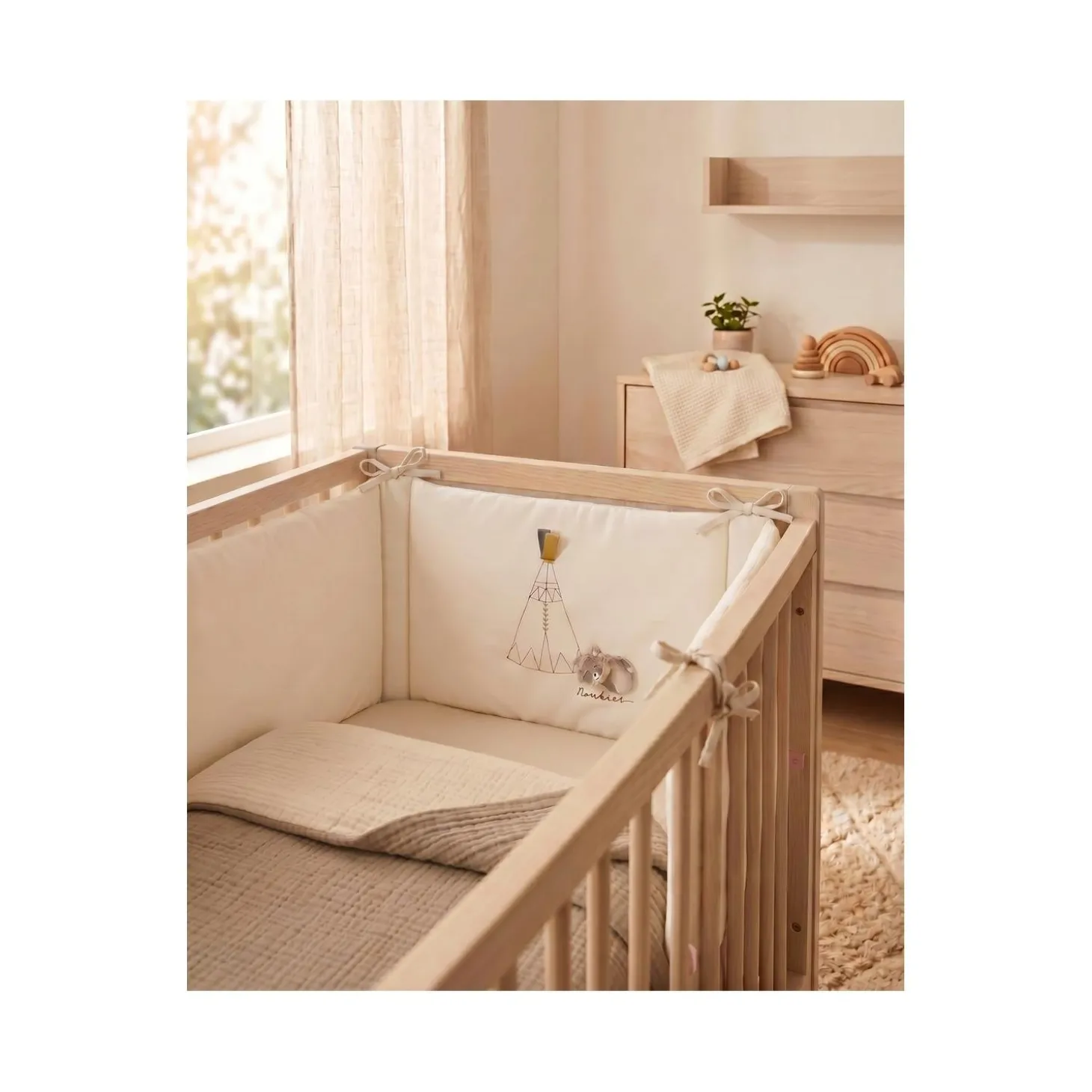 Noukie's Tour de lit Raku R&L Beige